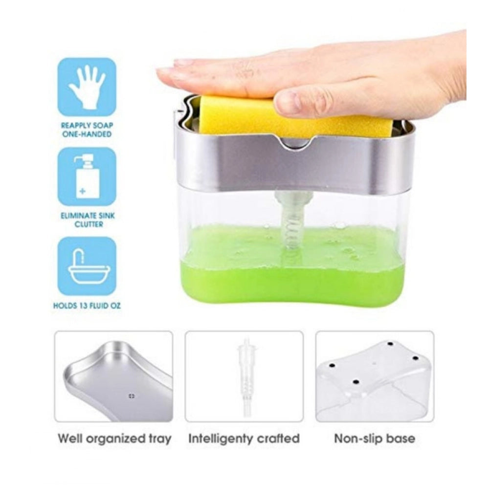 Amfyn Pack Of 4_Soap Pump Dispenser – Refillable Liquid Soap And Lotion Bottle (Color: Assorted )