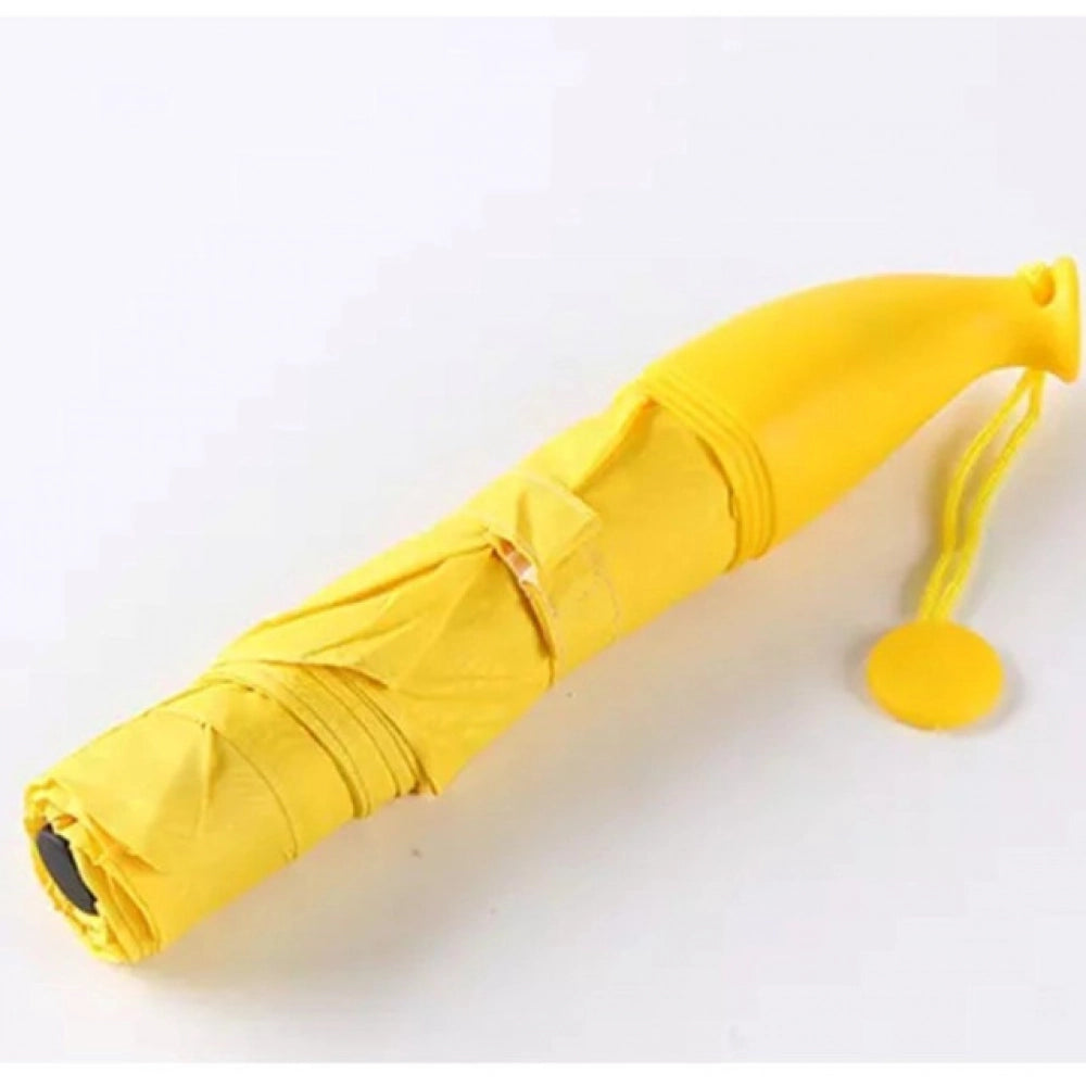 Amfyn Banana Umbrella – Compact Foldable Umbrella with Banana-Shaped Case (Color: Assorted )