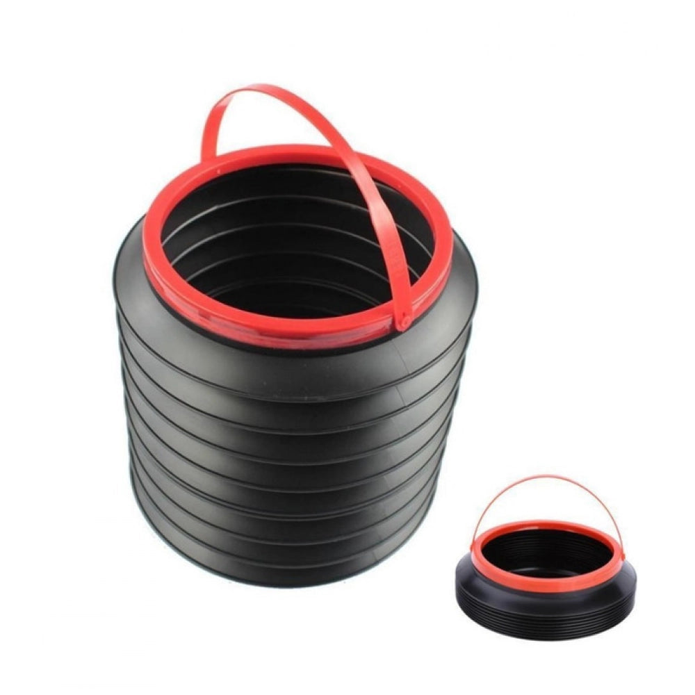 Amfyn Pack Of 3_Foldable Dustbin – Portable And Space-Saving Trash Container (Color: Assorted )