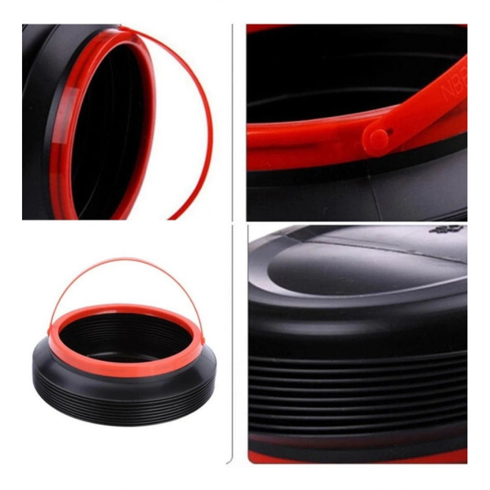 Amfyn Pack Of 3_Foldable Dustbin – Portable And Space-Saving Trash Container (Color: Assorted )