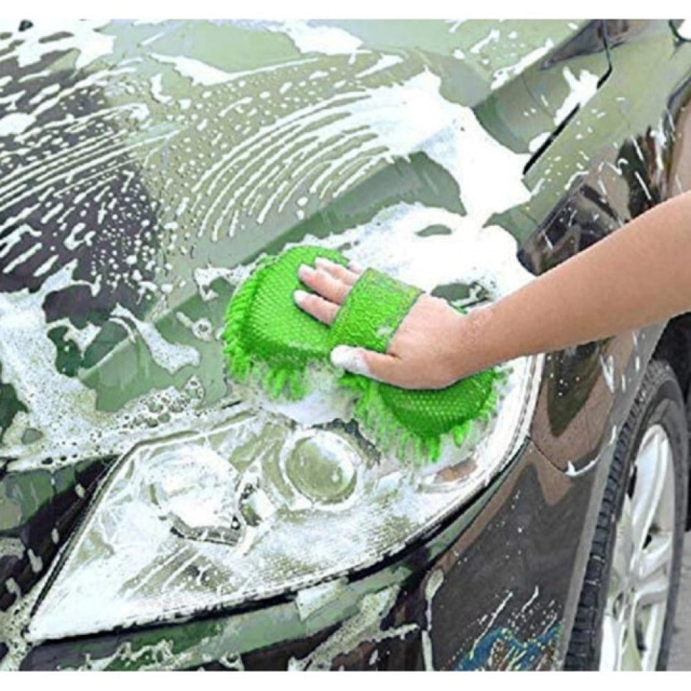 Amfyn Pack Of 2_Car Wash Sponge – Soft And Absorbent Cleaning Sponge for Vehicles (Color: Assorted )