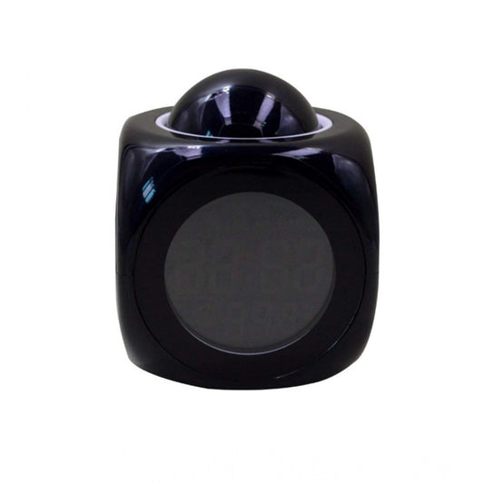Amfyn Time Display with Voice Projection And Wake-Up Alarm Clock (Color: Black)