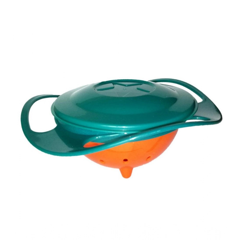 Amfyn Pack Of 2_Gyro Bowl – Spill-Proof Rotating Fun Bowl for Kids (Color: Assorted )