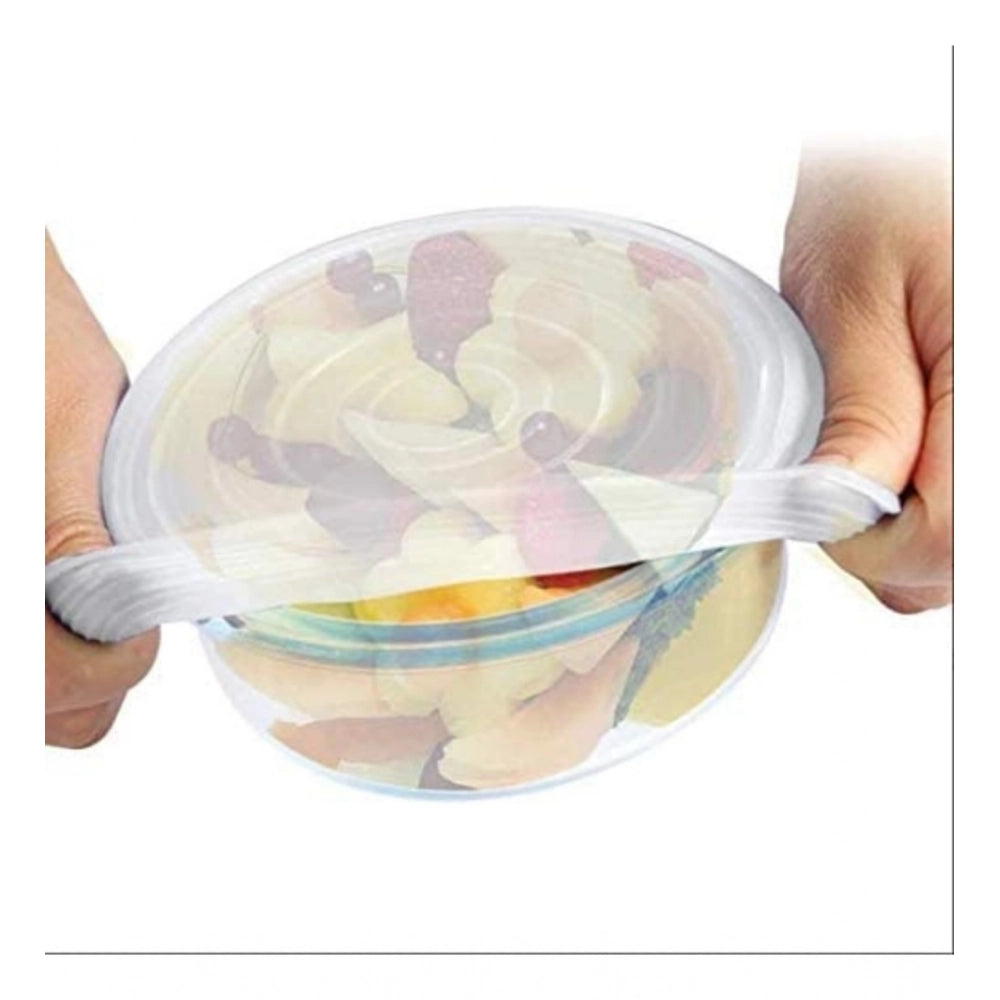 Amfyn Pack Of 2_Silicone Lids – Reusable Stretchable Covers for Bowls And Containers (Color: Assorted )