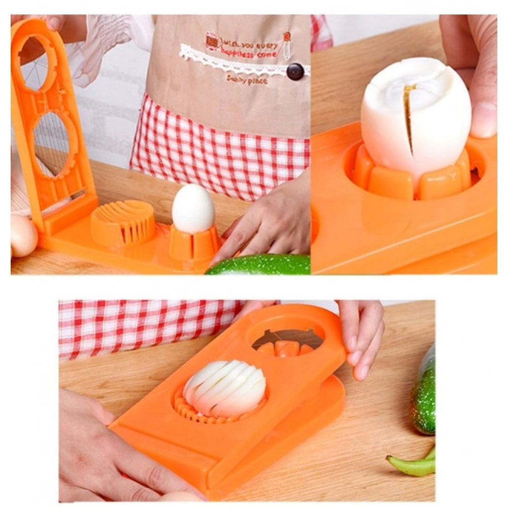 Amfyn Pack of 2_2-in-1 Egg And Mushroom Slicer – (Color: Assorted )