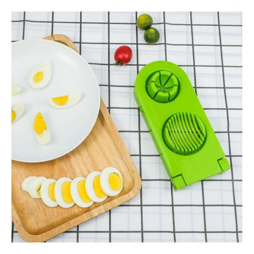 Amfyn Pack of 2_2-in-1 Egg And Mushroom Slicer – (Color: Assorted )