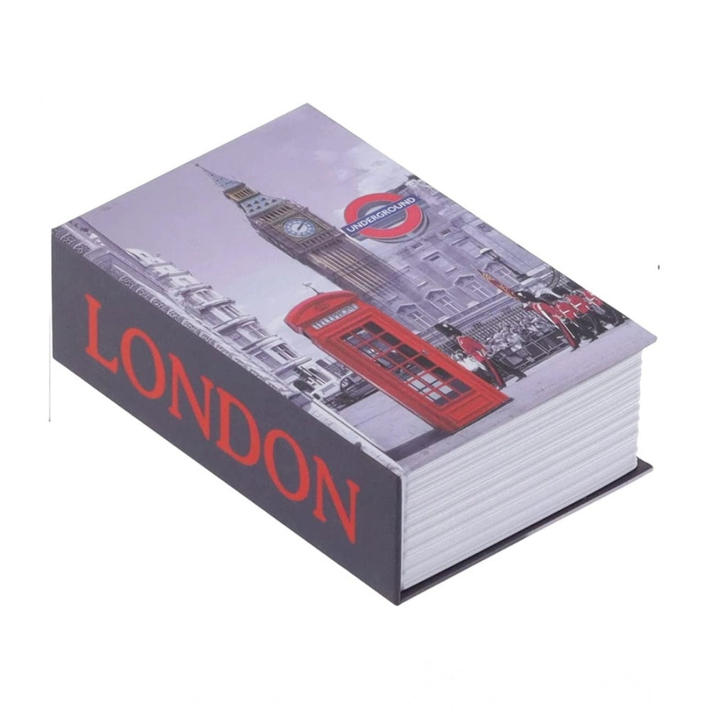 Amfyn Secret Book Safe with Number Locker (Gray)