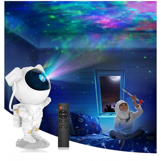 Amfyn Plastic Galaxy Projector Night Lamp – Astronaut Design