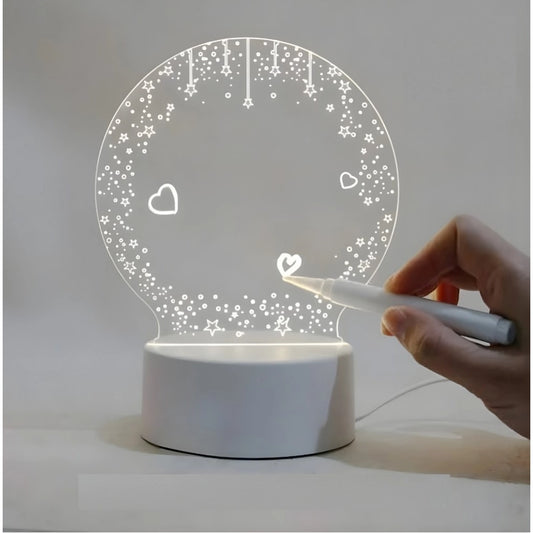 Amfyn Glass 3D Illusion LED Creative Visualization Lamp