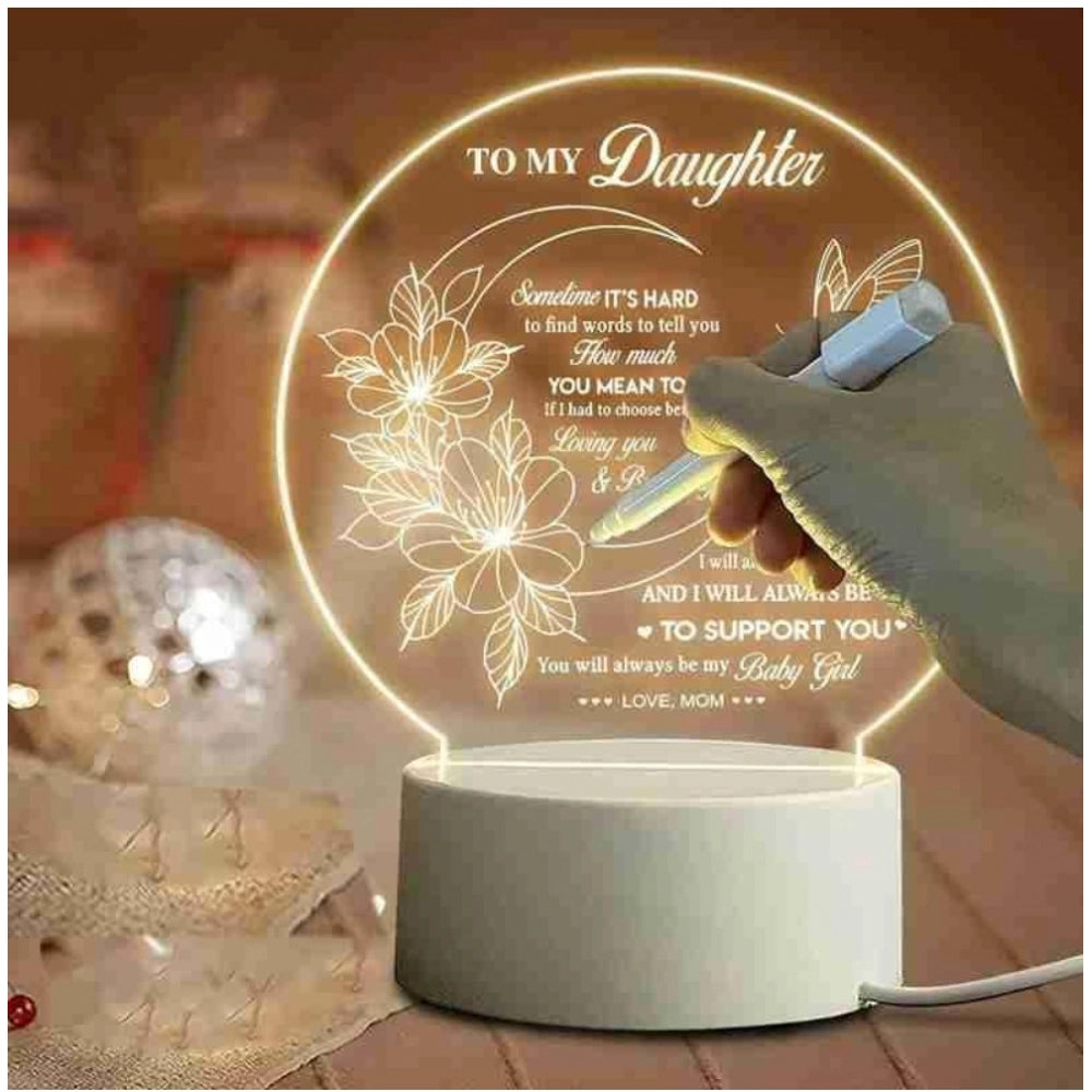 Amfyn Glass 3D Illusion LED Creative Visualization Lamp