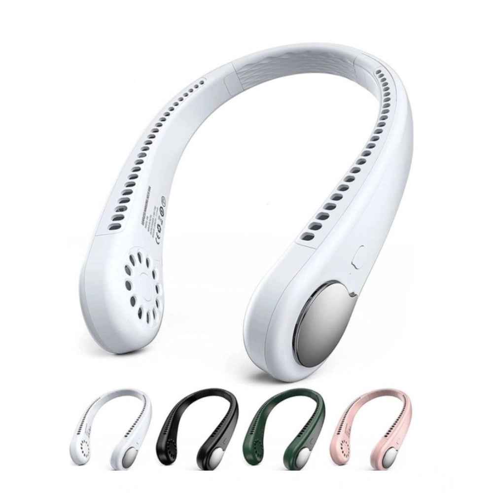Amfyn Plastic USB Rechargeable Wearable Neck Fan