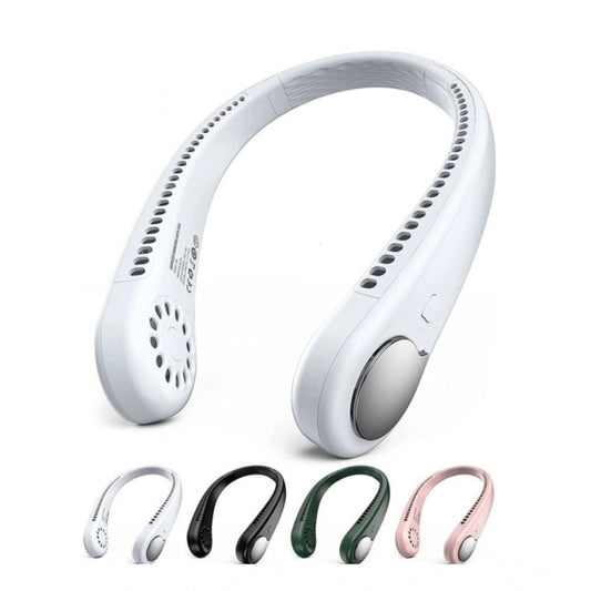 Amfyn Plastic USB Rechargeable Wearable Neck Fan