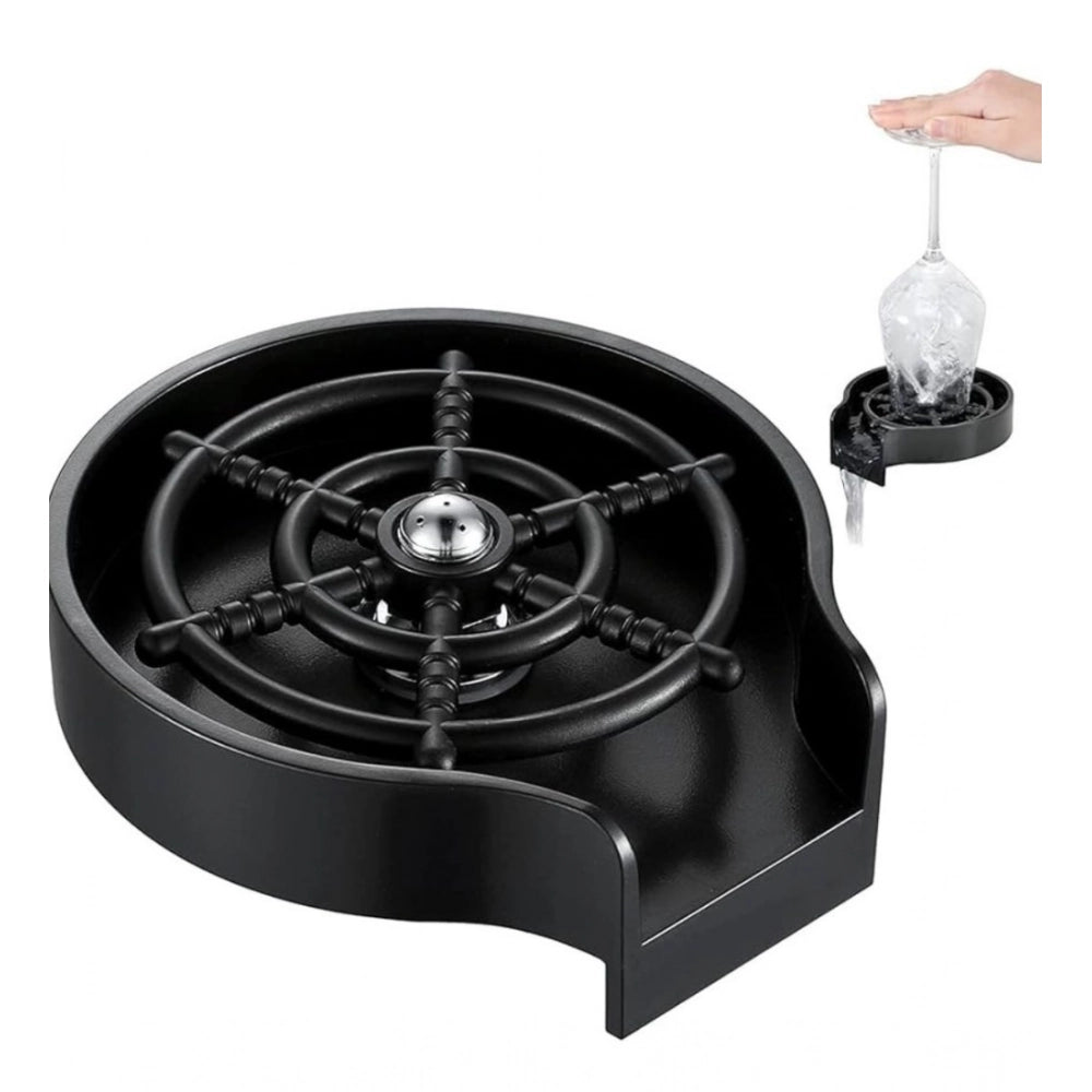 Amfyn Steel, Plastic Automatic Cup Rinser, Bottle Cleaner, Glass Rinser for Kitchen Sinks