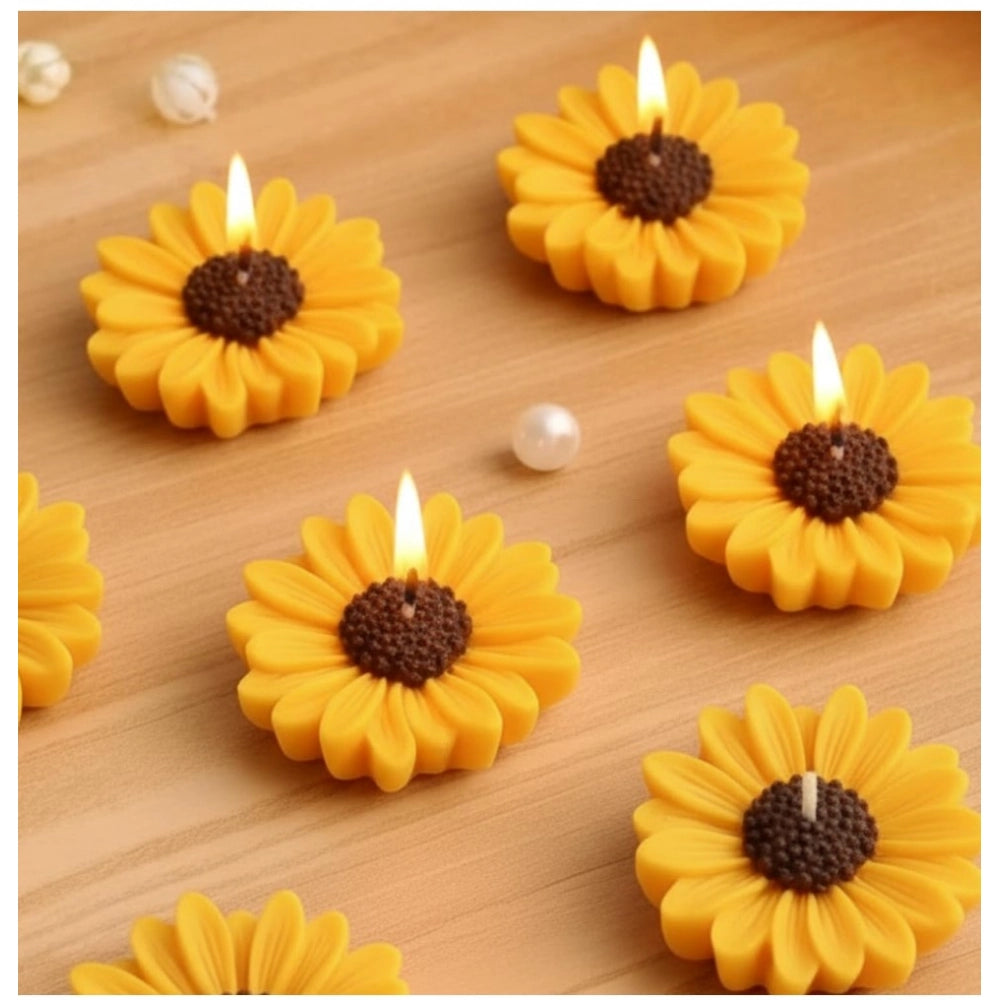 Amfyn Soya Wax Daisy Floating Candles