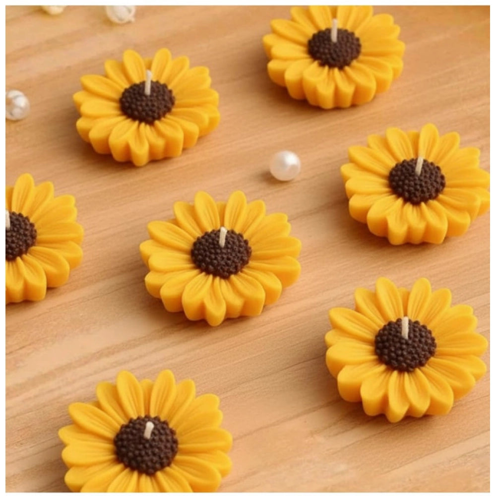 Amfyn Soya Wax Daisy Floating Candles