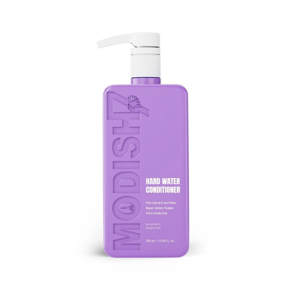 Amfyn hard water conditioner bottle, purple with white pump, 350 ml