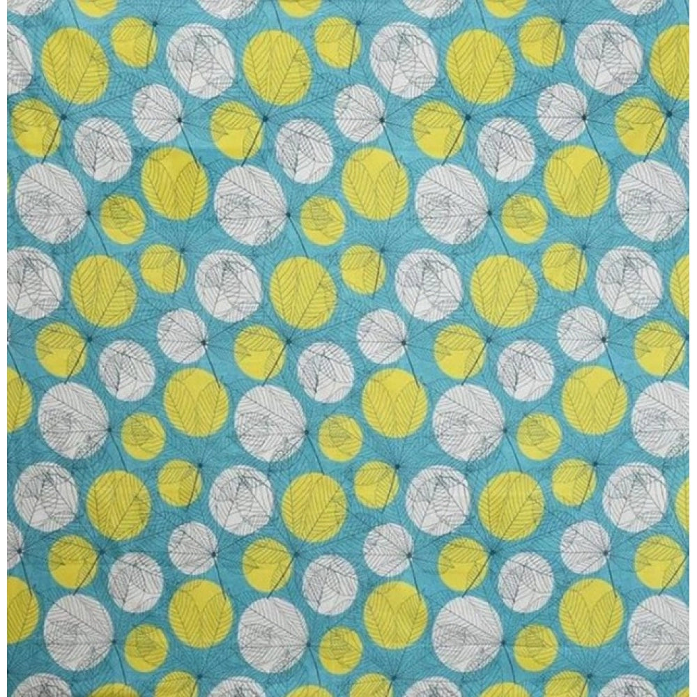 Amfyn Microfiber Floral Printed Single Bedsheet with 1 Pillow Cover (Green)