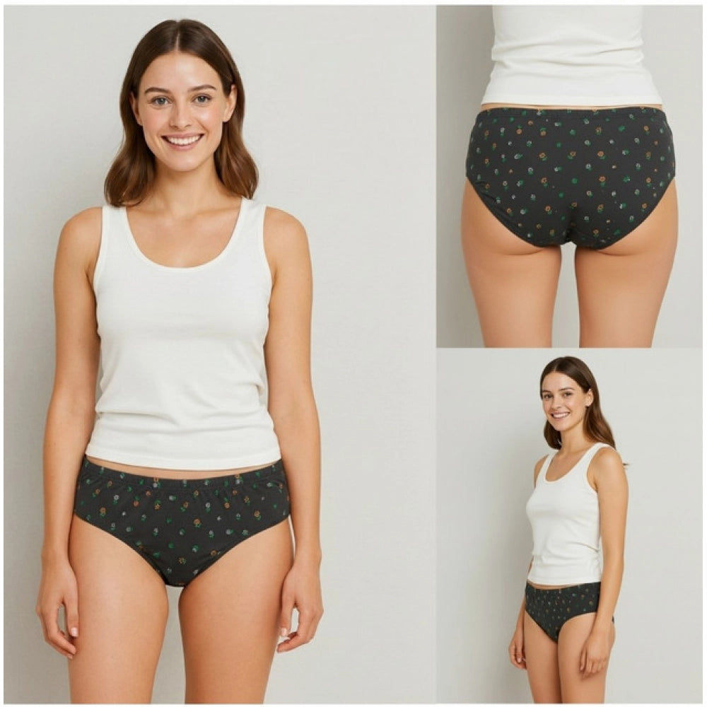Amfyn Pack of_3 Women's Cotton Printed Hipster Panty (Multicolor)