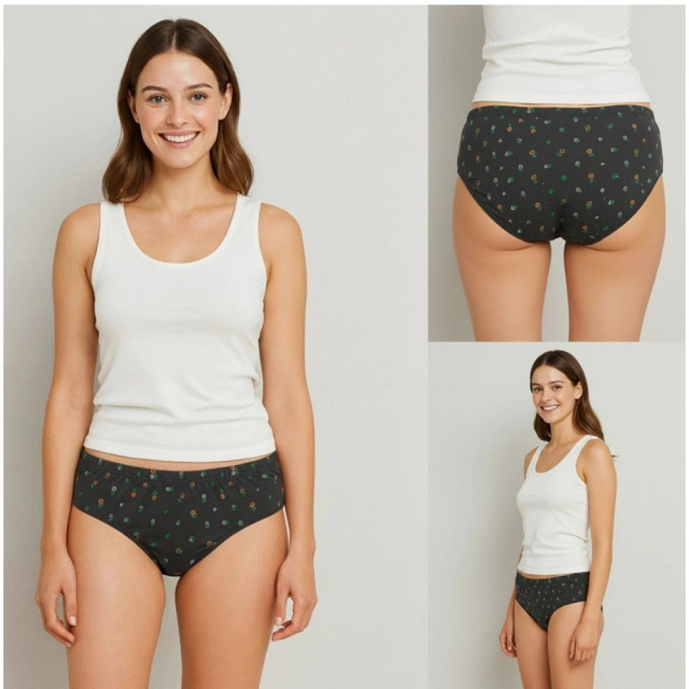 Amfyn Pack of_6 Women's Cotton Printed Hipster Panty (Multicolor)