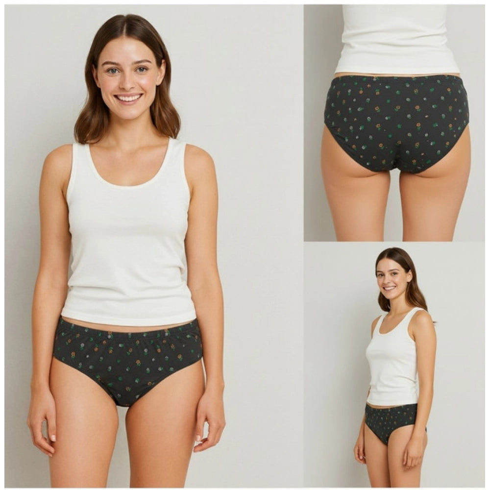 Amfyn Pack of_6 Women's Cotton Printed Hipster Panty (Multicolor)
