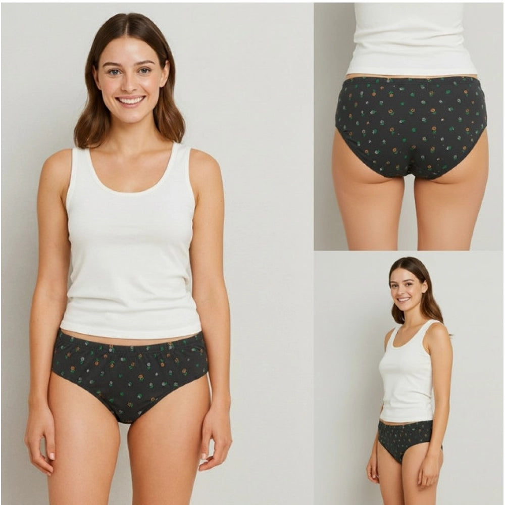 Amfyn Pack of_12 Women's Cotton Printed Hipster Panty (Multicolor)