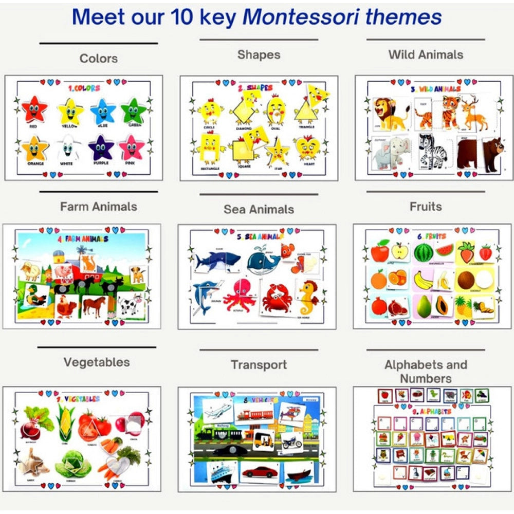 Amfyn My First Busy Book – Fun And Educational Activity Kit for Kids (2-4 Years, Multicolor)