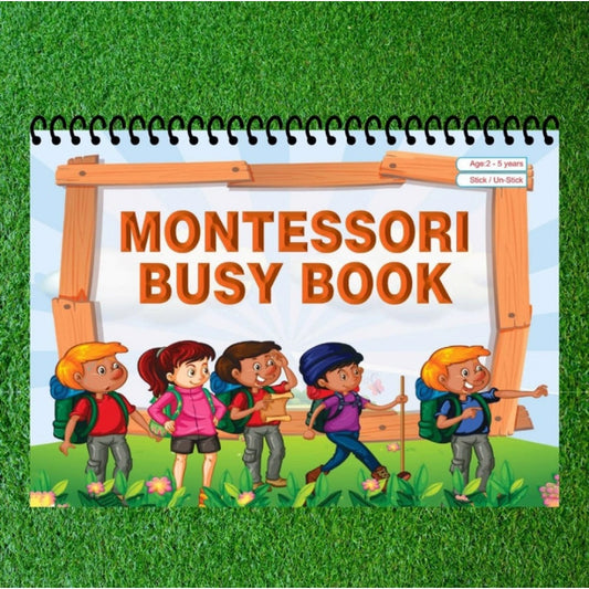 Amfyn Montessori Busy Book – Early Learning Activity Set (2–4 Years, Multicolor)