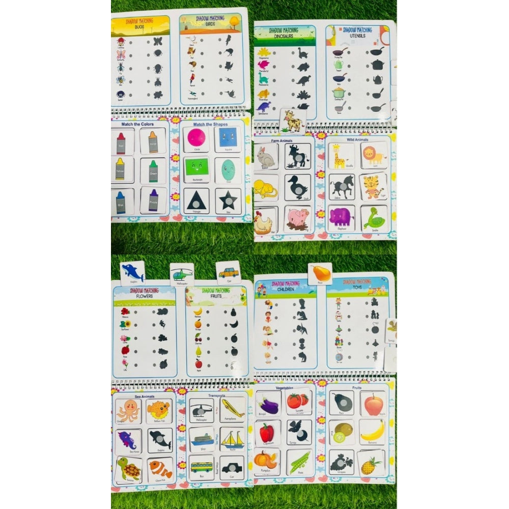 Amfyn Montessori Busy Book – Early Learning Activity Set (2–4 Years, Multicolor)