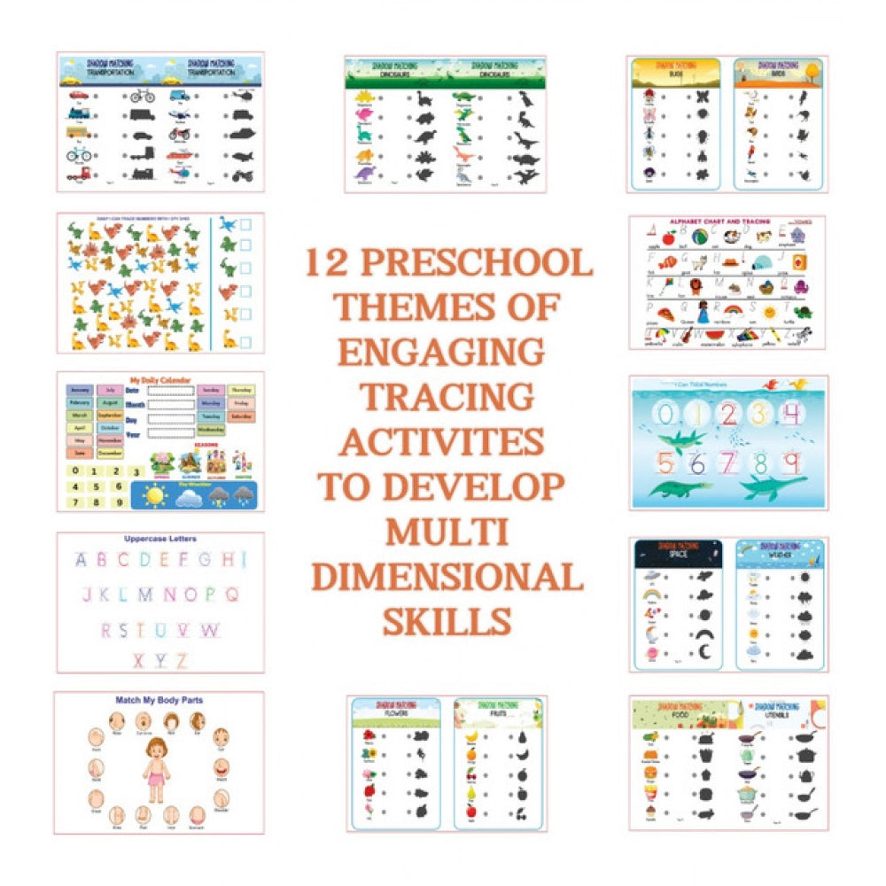 Amfyn Mini Busy Book – Early Learning Activity Book for Kids (2–4 Years, Multicolor)