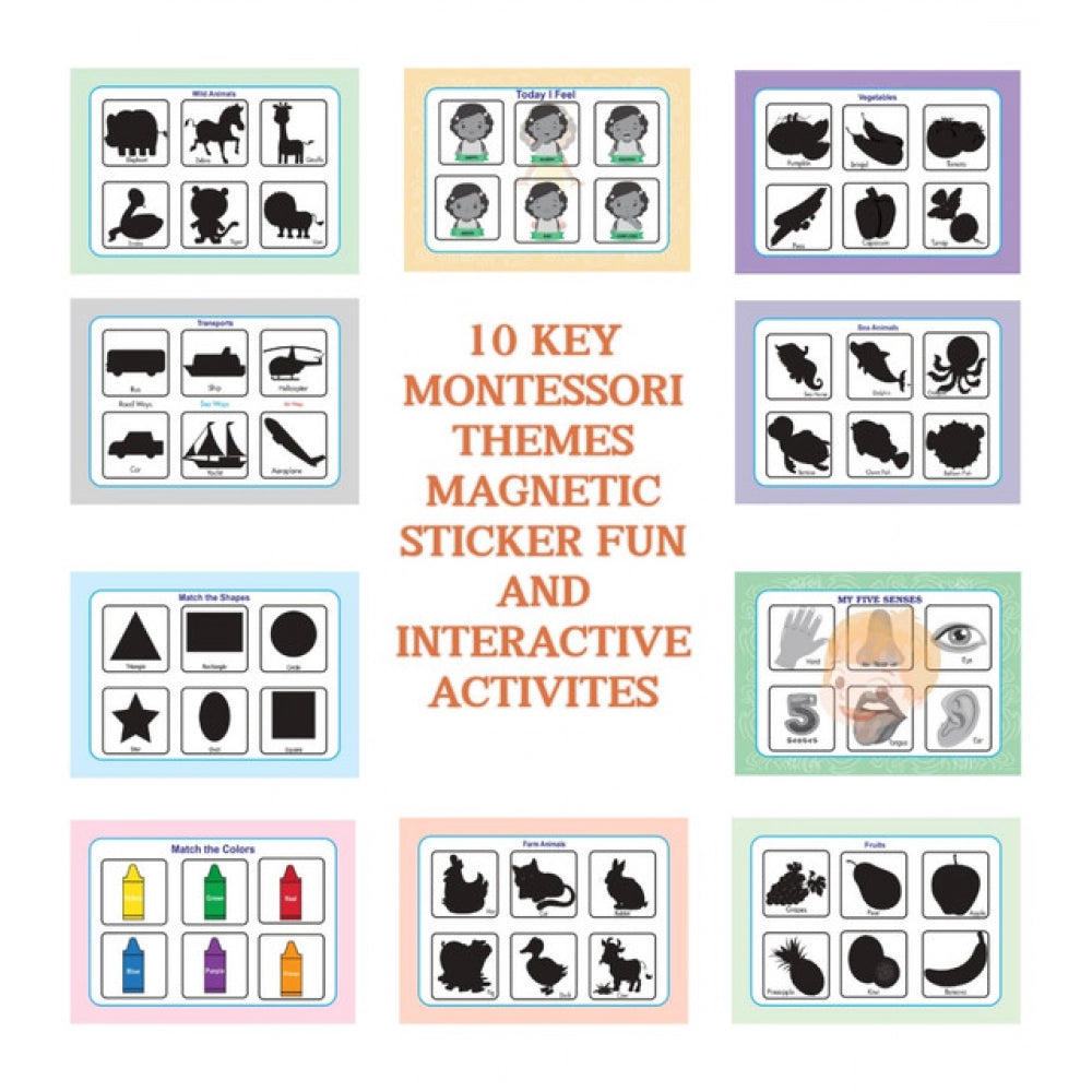 Amfyn Mini Busy Book – Early Learning Activity Book for Kids (2–4 Years, Multicolor)