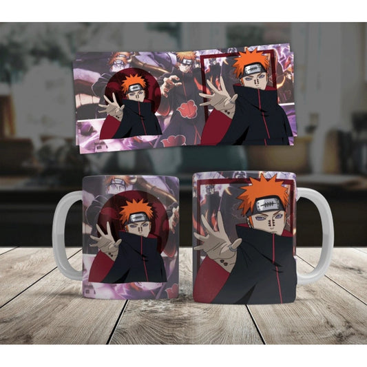 Amfyn Anime Pain (Akatsuki) Ceramic Printed Coffee Mug (White)