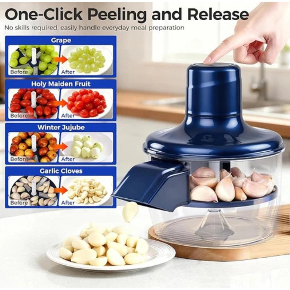 Amfyn Plastic Solid An Electric Automatic Peeler (Blue)