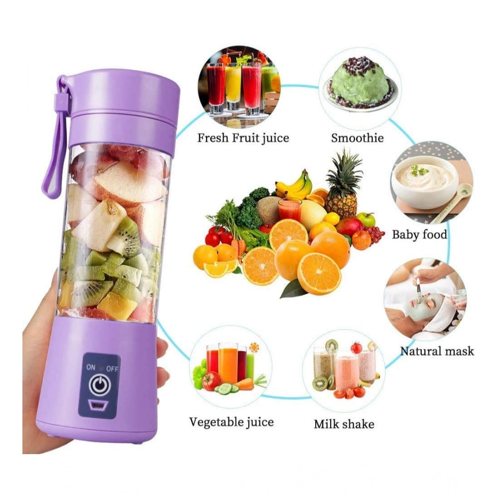 Amfyn Plastic Solid Electric USB Juicer (Purple)