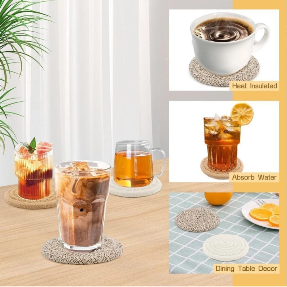 Amfyn Cotton Rope Drink Coasters 6 Pcs Set (Mix)