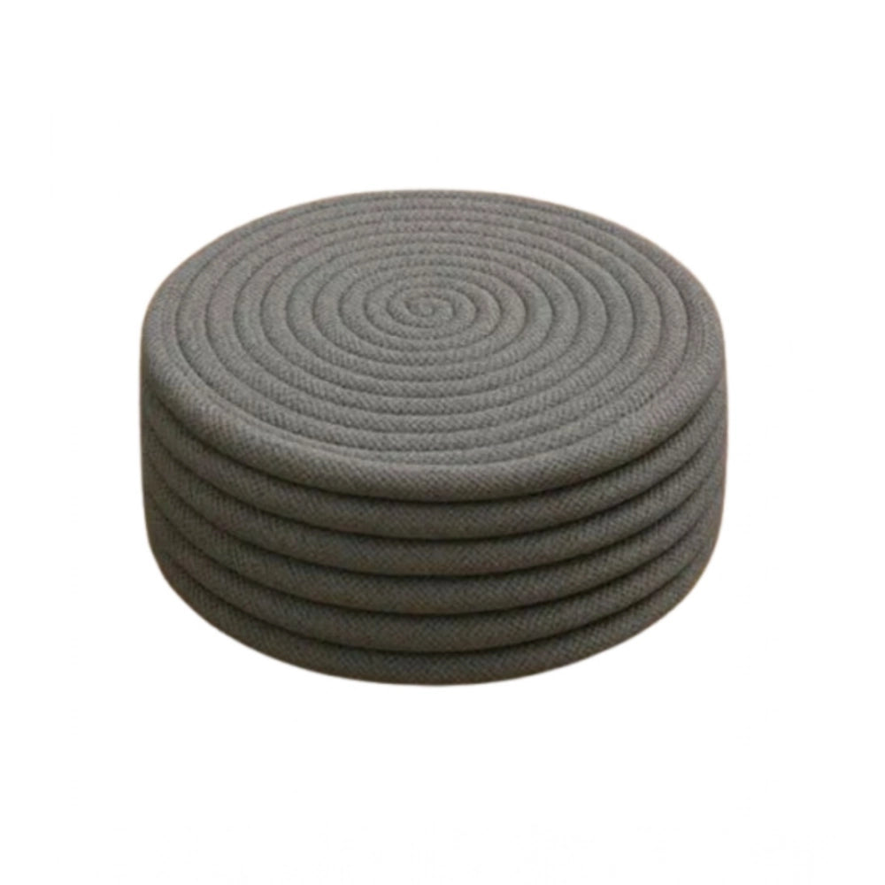 Amfyn Cotton Rope Drink Coasters 6 Pcs Set (Gray)