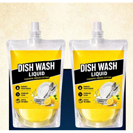 Amfyn Pack of 2 Kitchen Cleaning Dishwash Liquid Pouches 100 ML