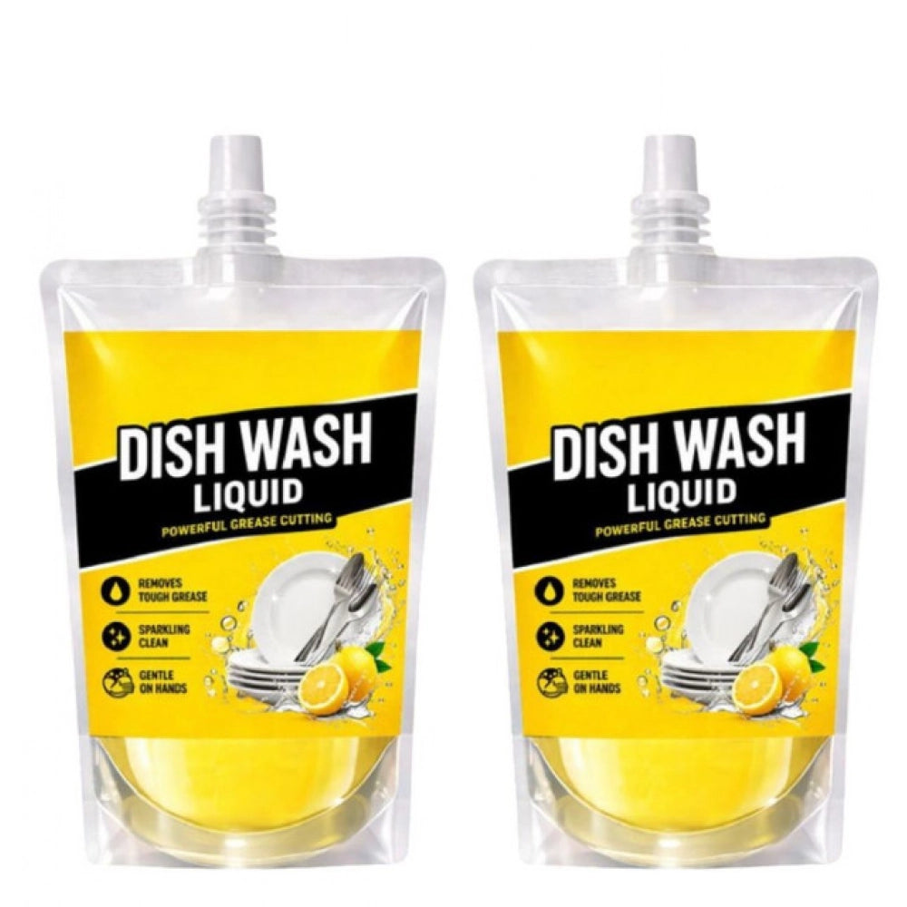 Amfyn Pack of 2 Kitchen Cleaning Dishwash Liquid Pouches 100 ML