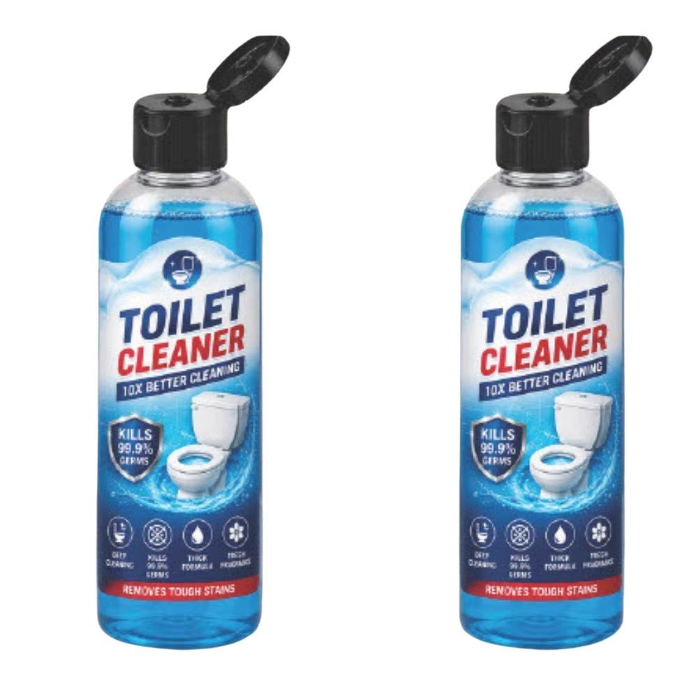 Amfyn Pack of 2 Ultra Clean Toilet Cleaner Gel Bottles 100 ML
