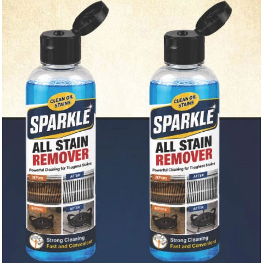 Amfyn Pack of 2 Sparkle Kitchen Stain Remover Liquid Bottles 100 ML
