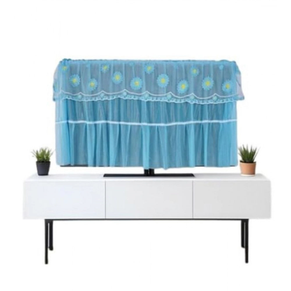 Amfyn Pack of 2 LED TV Cover (28-34 Inch) (40-45 Inch) (50-55 Inch) (Blue)