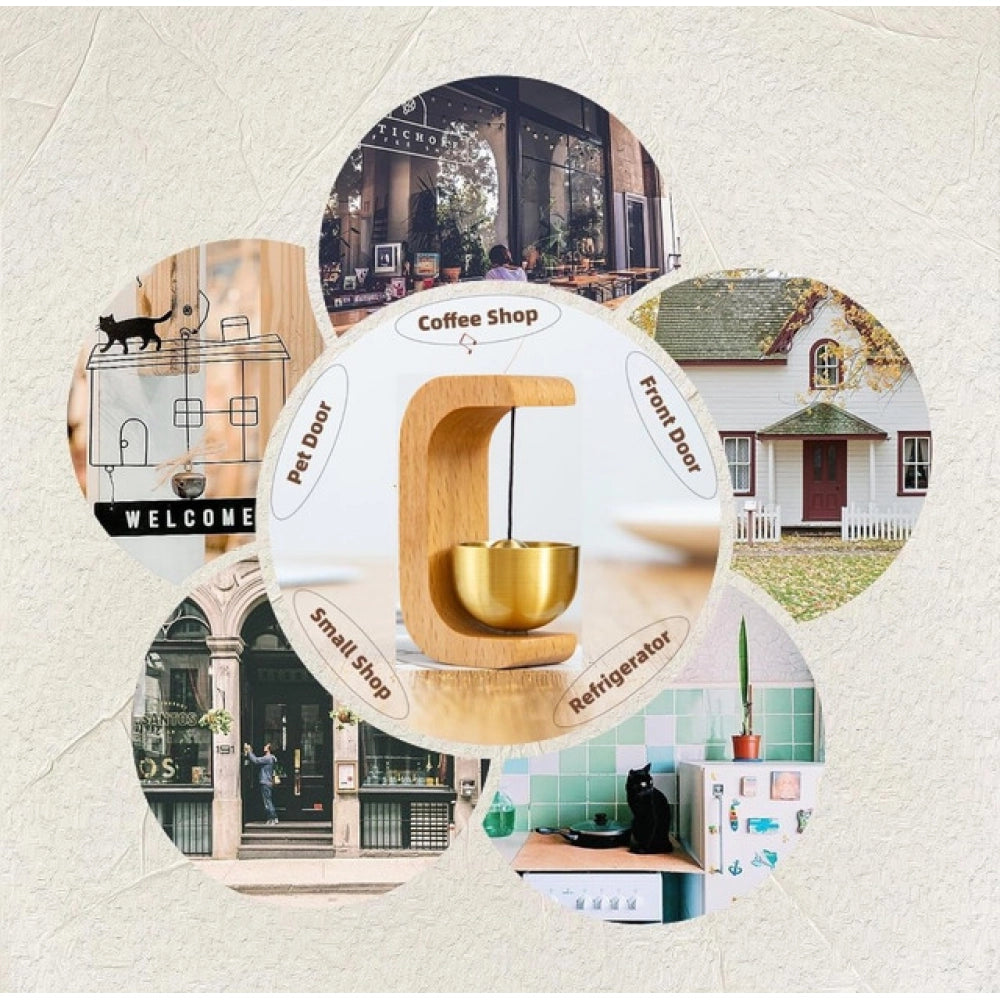 Amfyn Self-Adhesive Magnetic Doorbell (Gold)