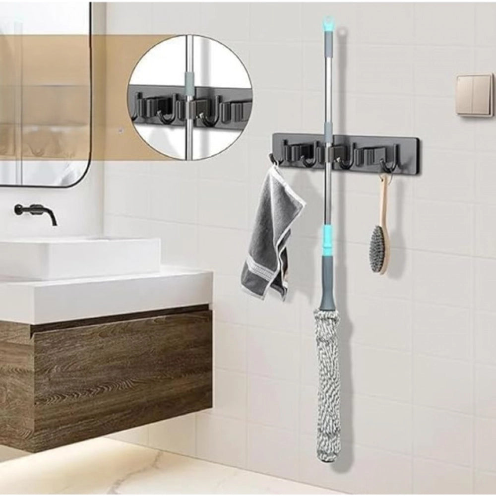 Amfyn Pack of 2 Microfiber Twist Mop for Floor Cleaning (Grey)