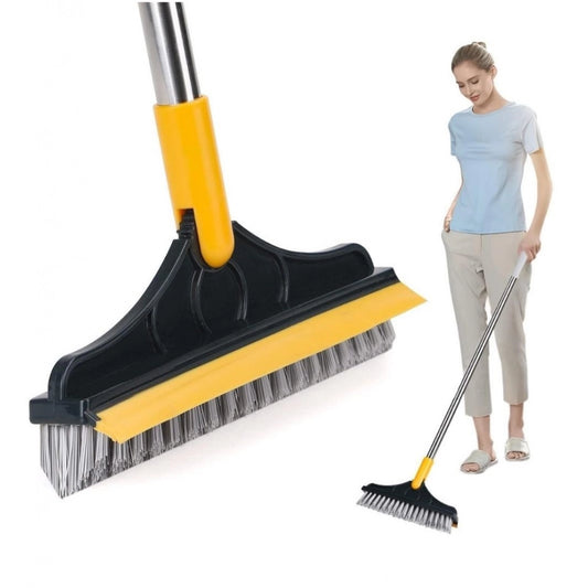 Amfyn Pack of 2 2 in 1 Scrape Floor Scrubbing Brush (Multicolor)