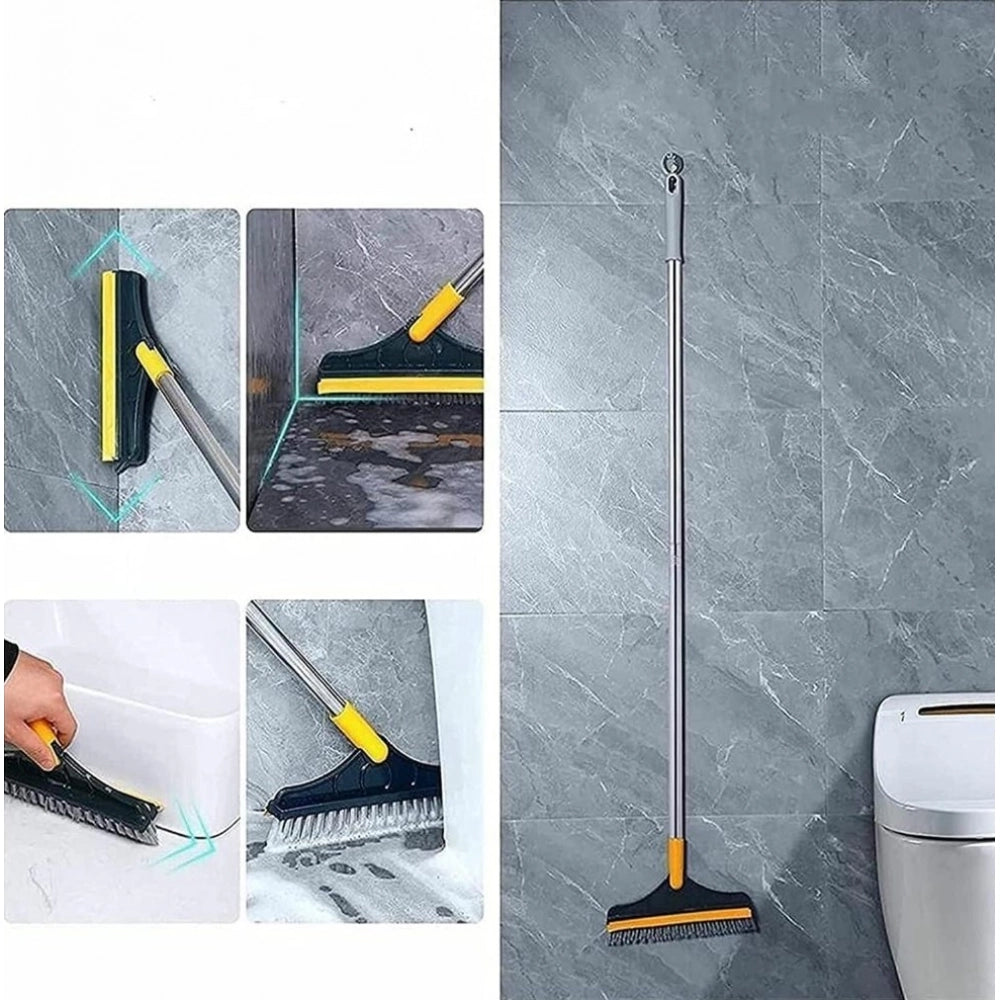 Amfyn Pack of 2 2 in 1 Scrape Floor Scrubbing Brush (Multicolor)