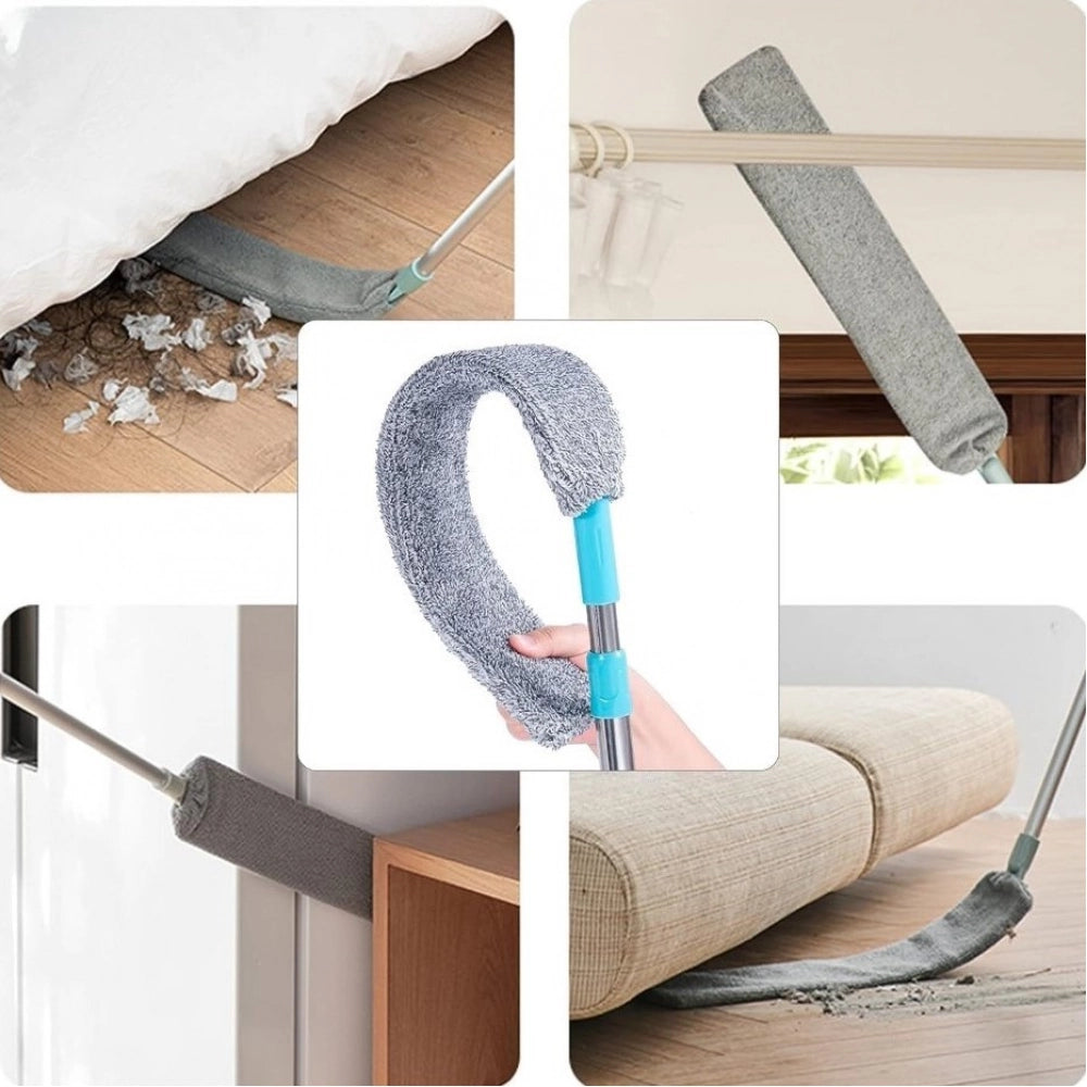 Amfyn Pack of 2 Microfiber Flexible Mop (Grey)