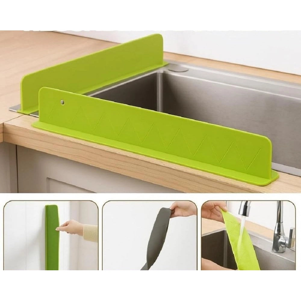 Amfyn Silicone Sink Splash Guard for Kitchen (Multicolor)