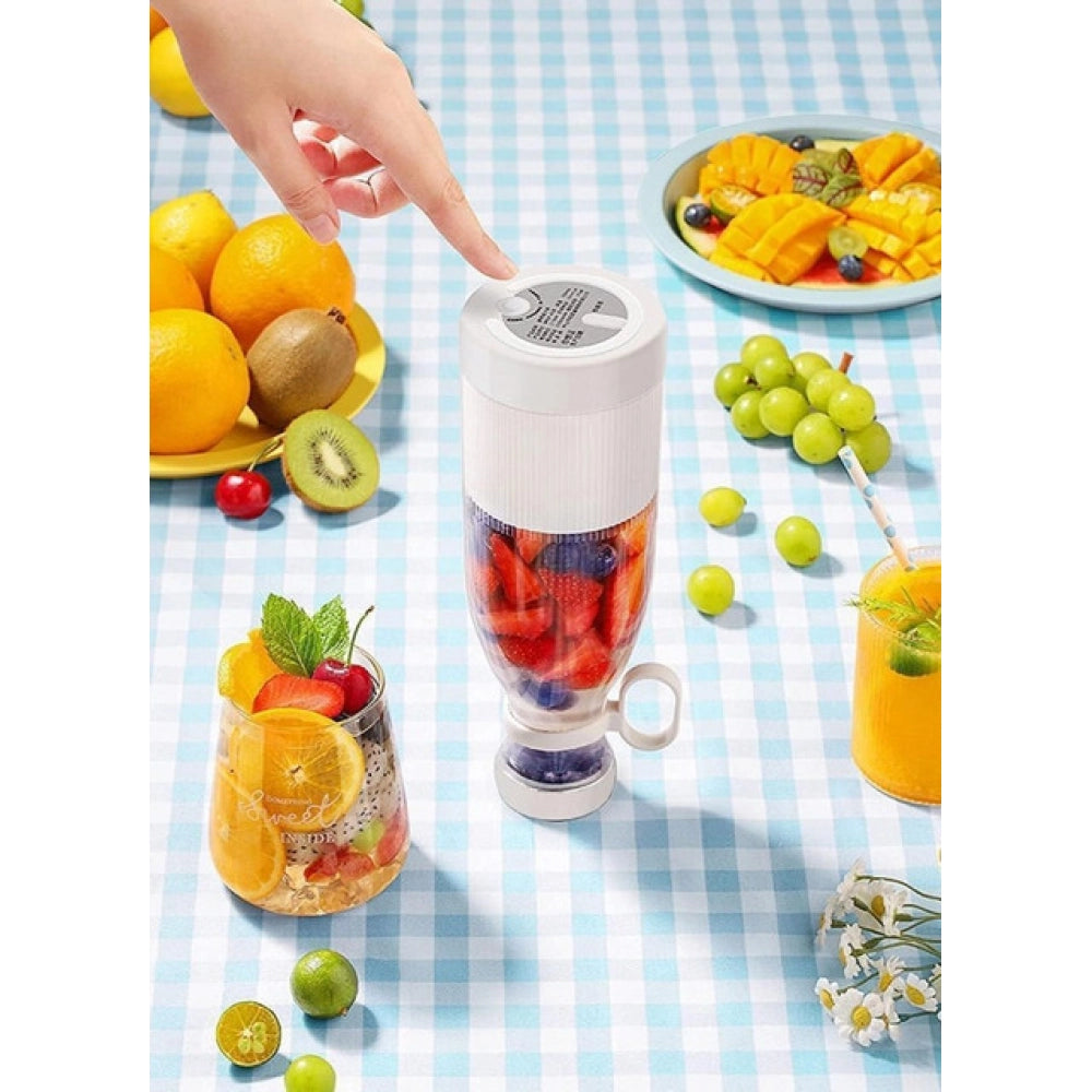 Amfyn 4 Blade Juicer Bottle (Multicolor)