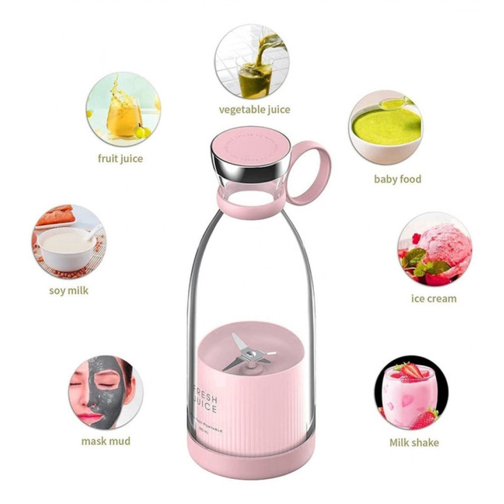 Amfyn 4 Blade Juicer Bottle (Multicolor)