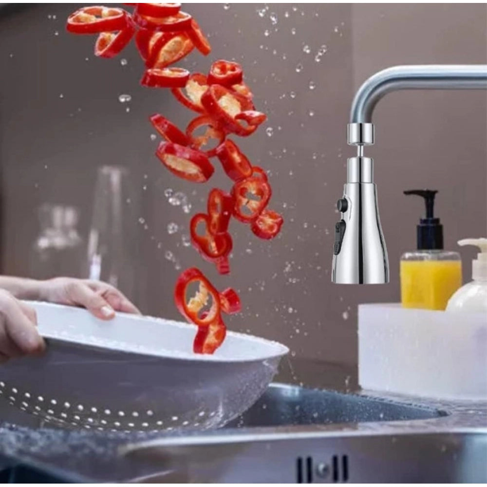 Amfyn 360 Degree Movable Faucet (Silver)