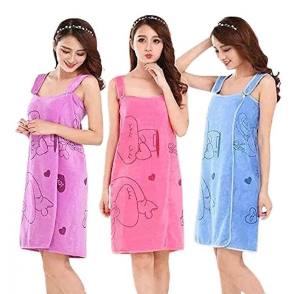 Amfyn Pack of 2 Bath Towel (Multicolor)